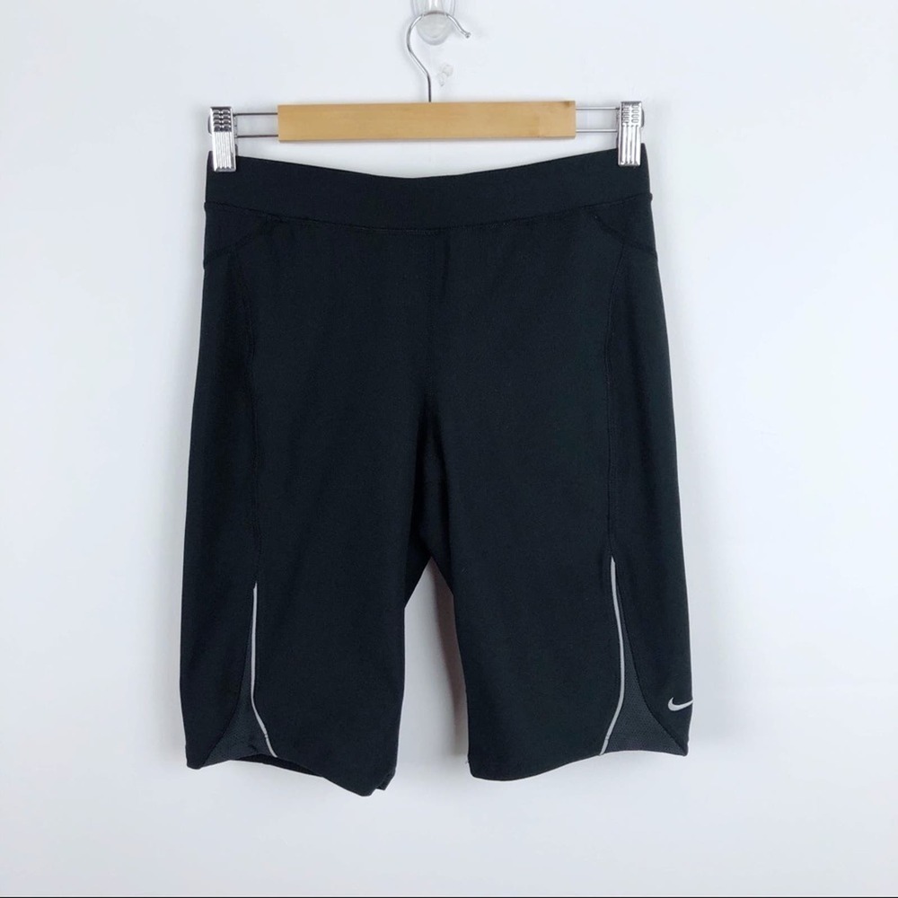 Nike Fit Dry Sport Workout Athletic Biker Shorts Black Size XS